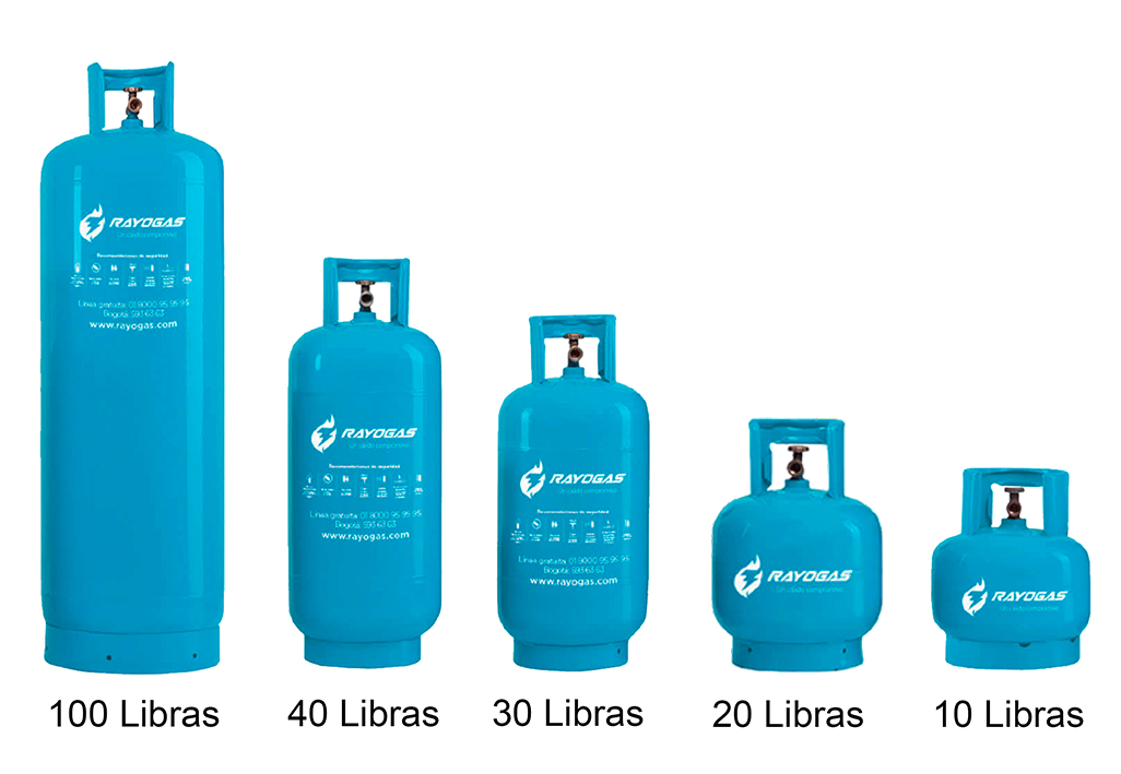 Cilindros de gas GLP para domicilio en Bogotá